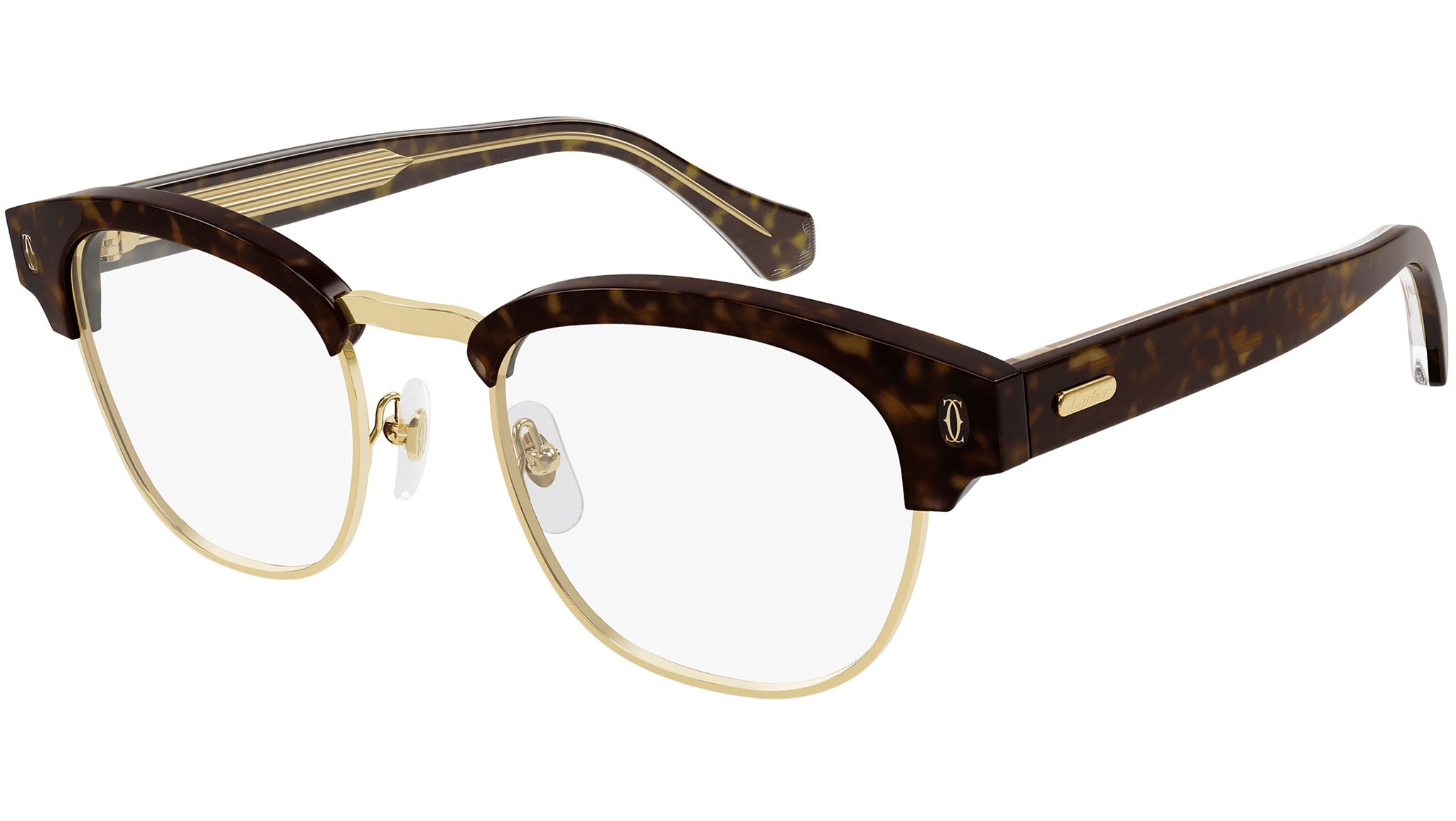 Occhiali da vista CARTIER CT0378O Dark tortoiseshell effect