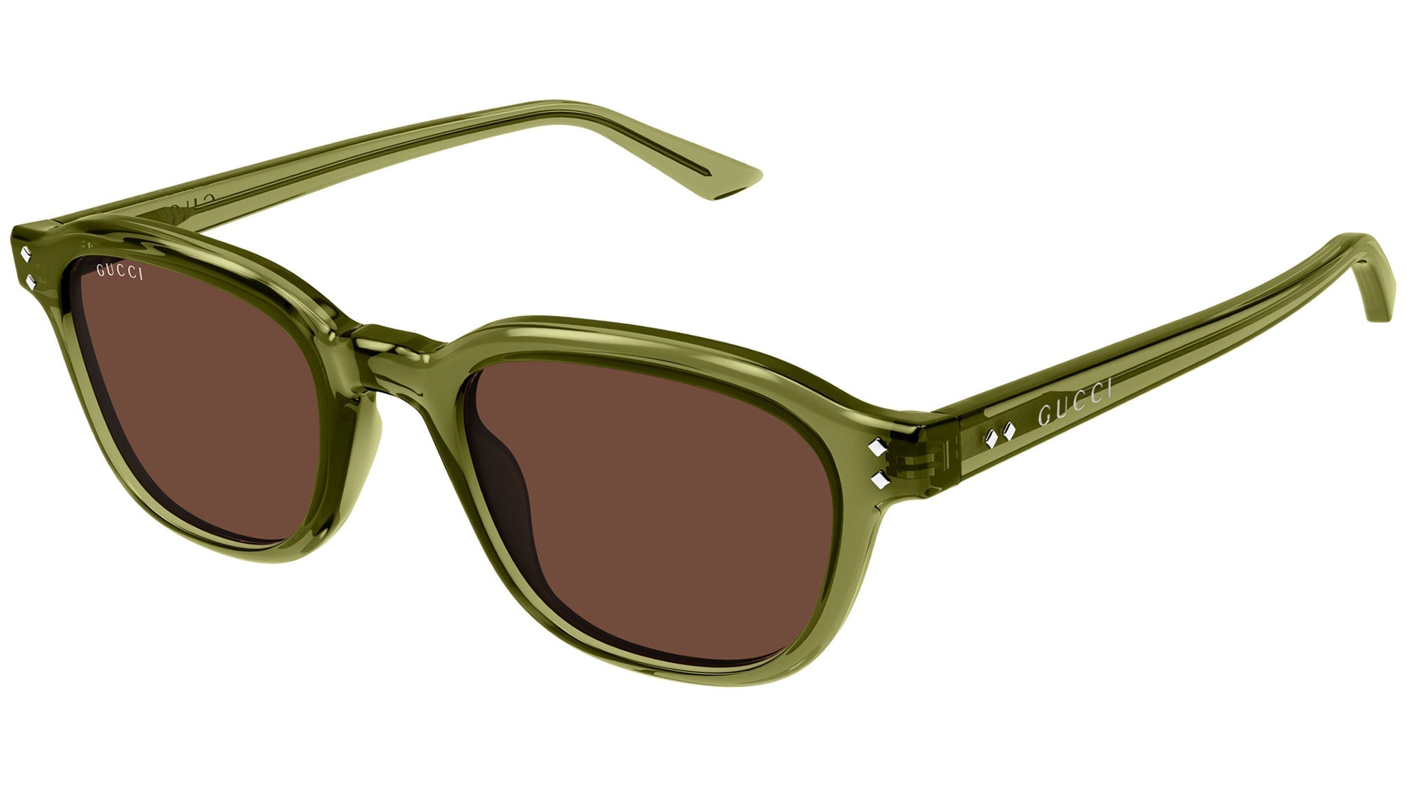 Occhiali da sole GUCCI GG1892S Shiny transparent olive green