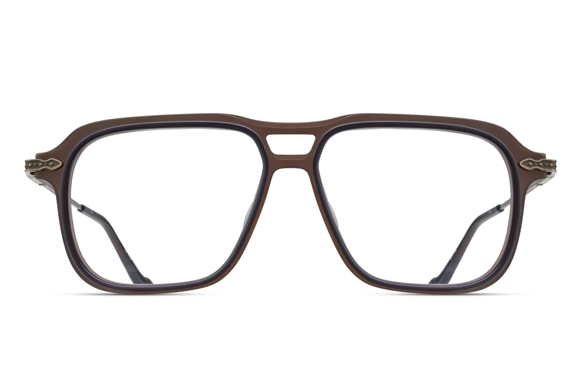 Occhiali da vista MATSUDA M2062 TAUPE ANTIQUE SILVER