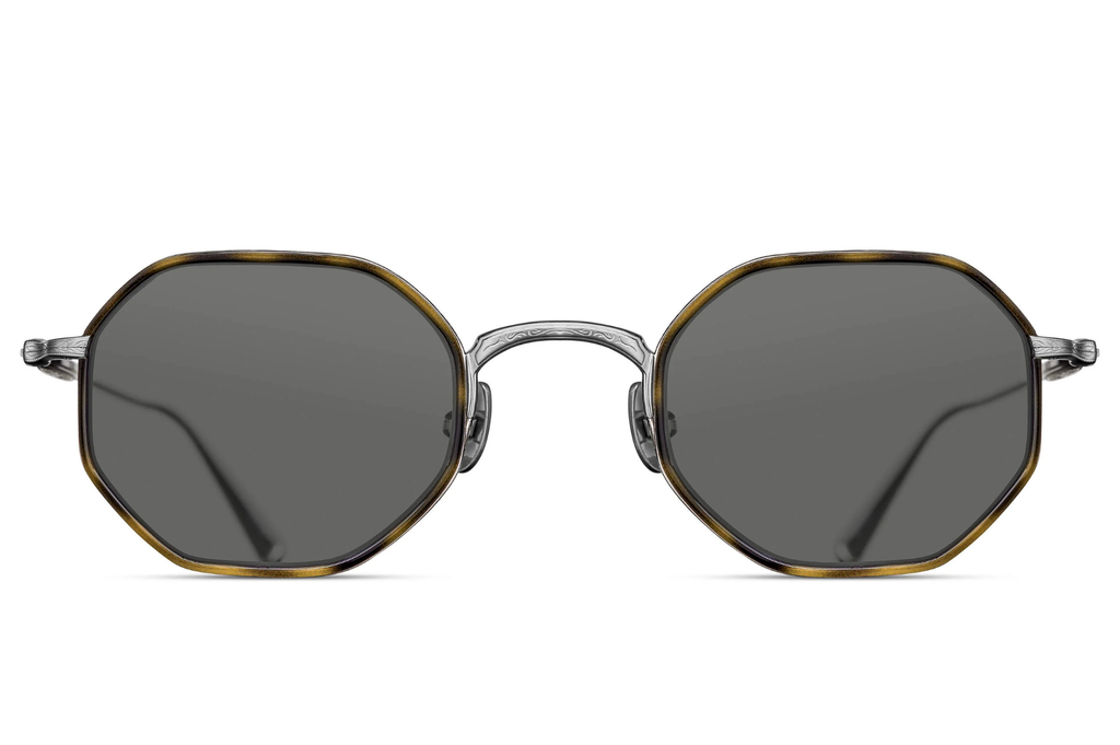 Occhiali da sole MATSUDA M3086-I Brushed Silver - Khaki Tortoise