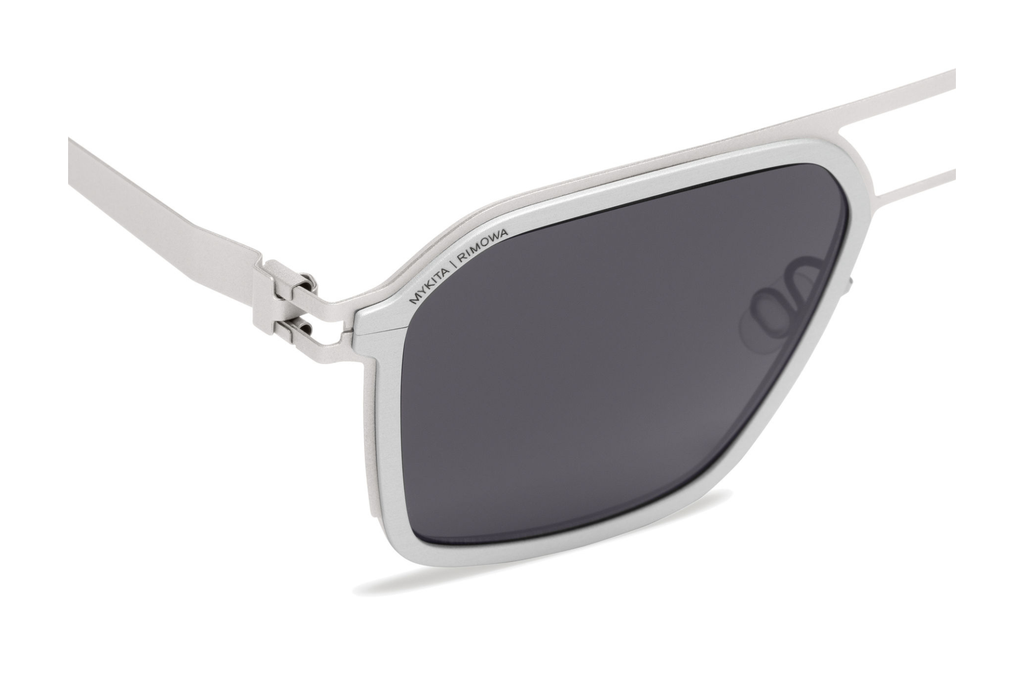 occhiali da sole MYKITA RIMOWA MR003 AL2 White Silver Silver