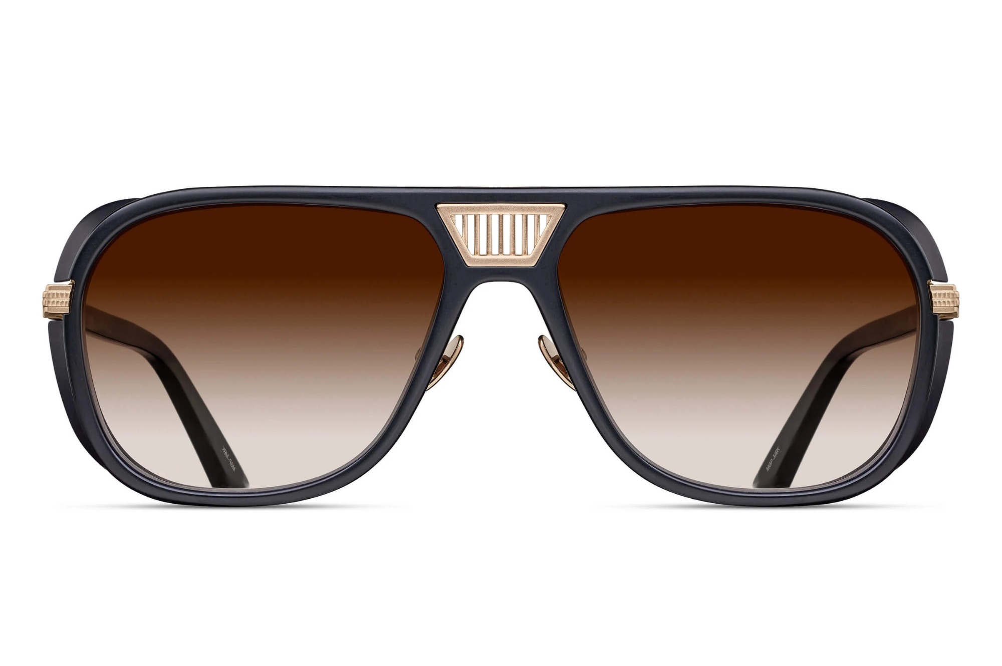 Occhiali da sole MATSUDA M3023-V2 58 Matte Gold - Matte Black