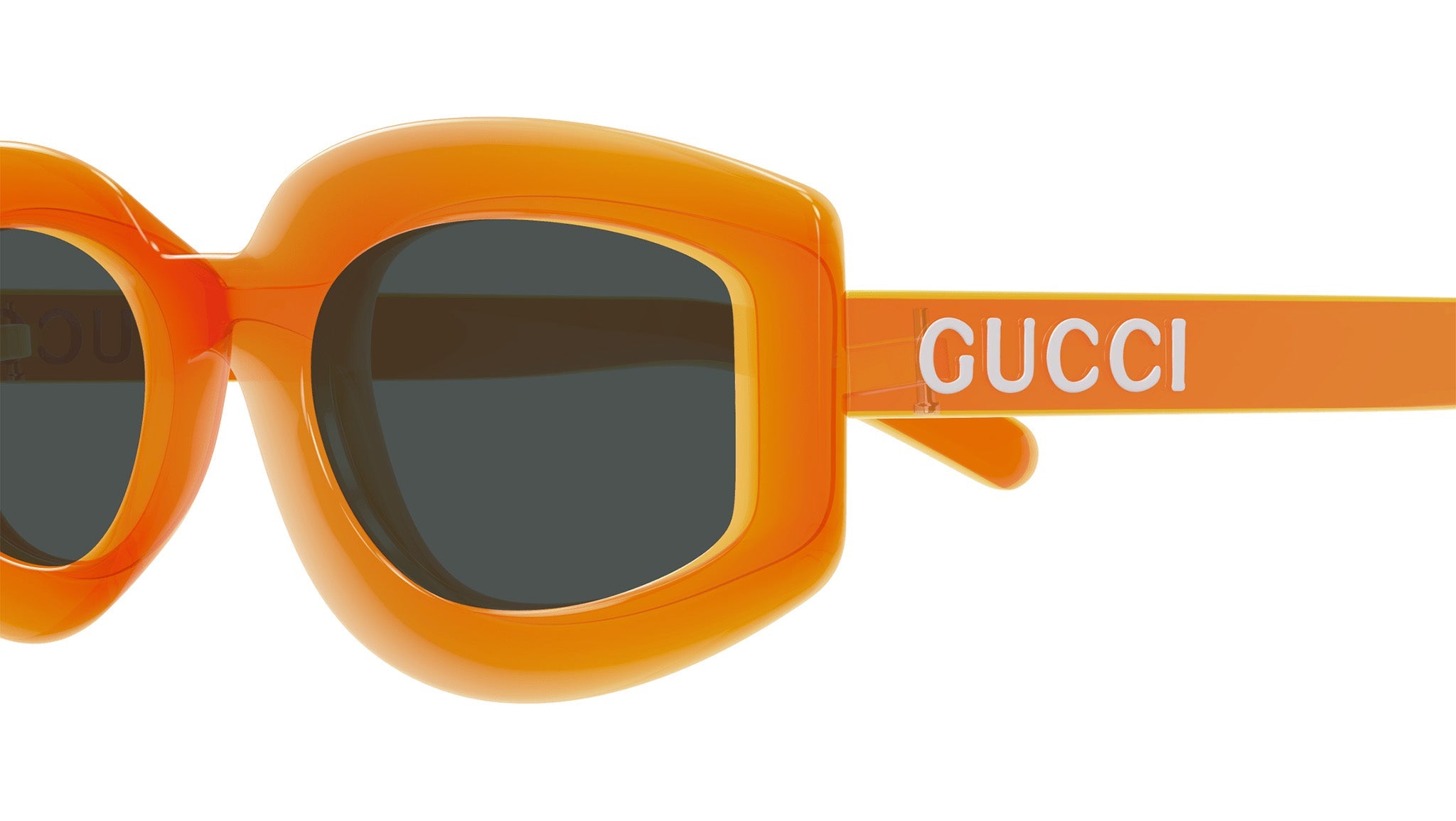 Occhiali da sole GUCCI GG1719S Shiny transparent vivid orange - shiny trasparent yellow