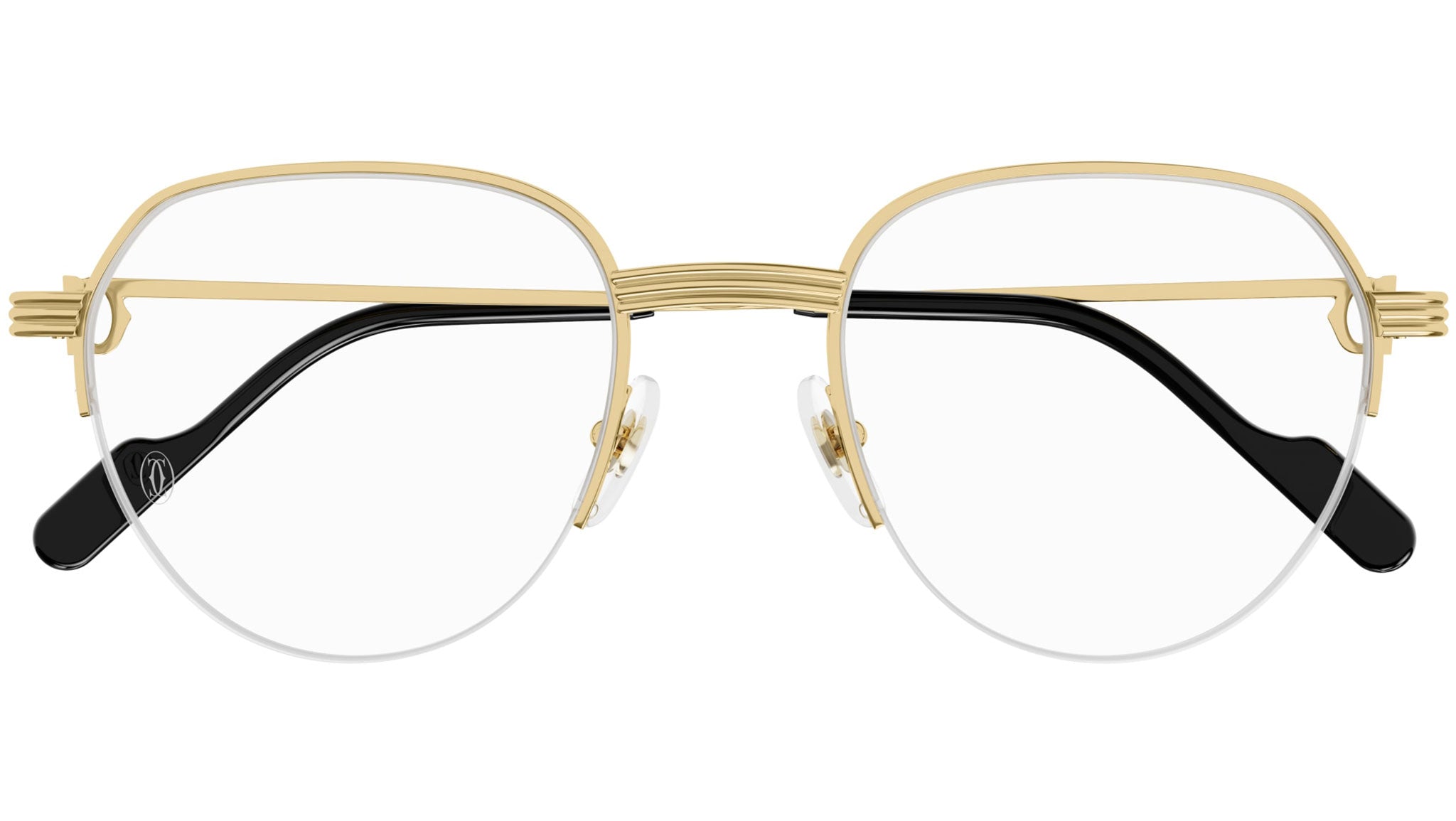 Occhiali da vista CARTIER CT0446O Smooth golden finish