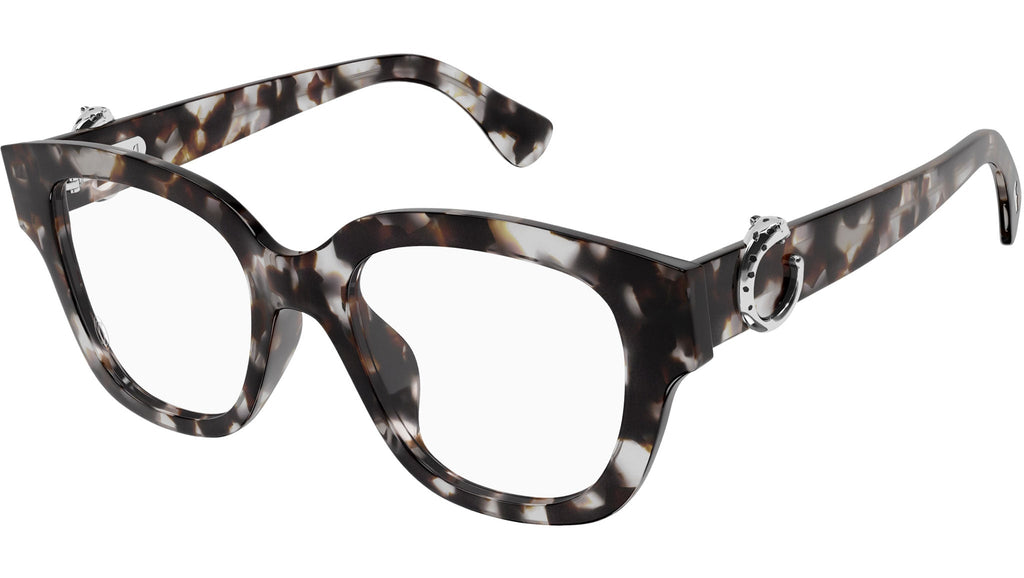 Occhiali da vista CARTIER CT0566O Spotted grey tortoiseshell effect