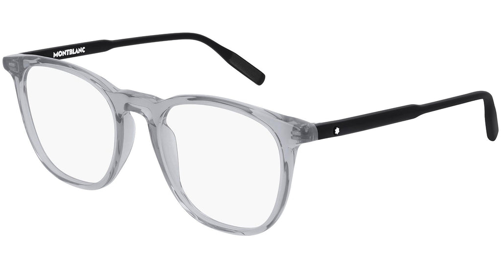 Occhiali MONTBLANC MB0010O Shiny transparent cool grey