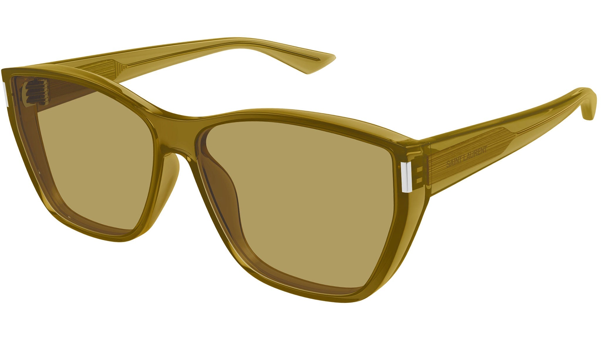 Occhiali da sole SAINT LAURENT SL758 Shiny transparent ocra