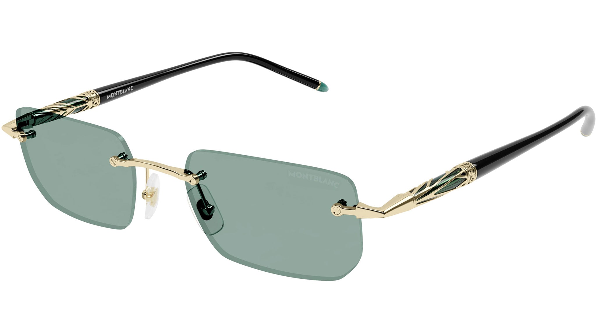 Occhiali da sole MONTBLANC MB0348S Shiny light gold