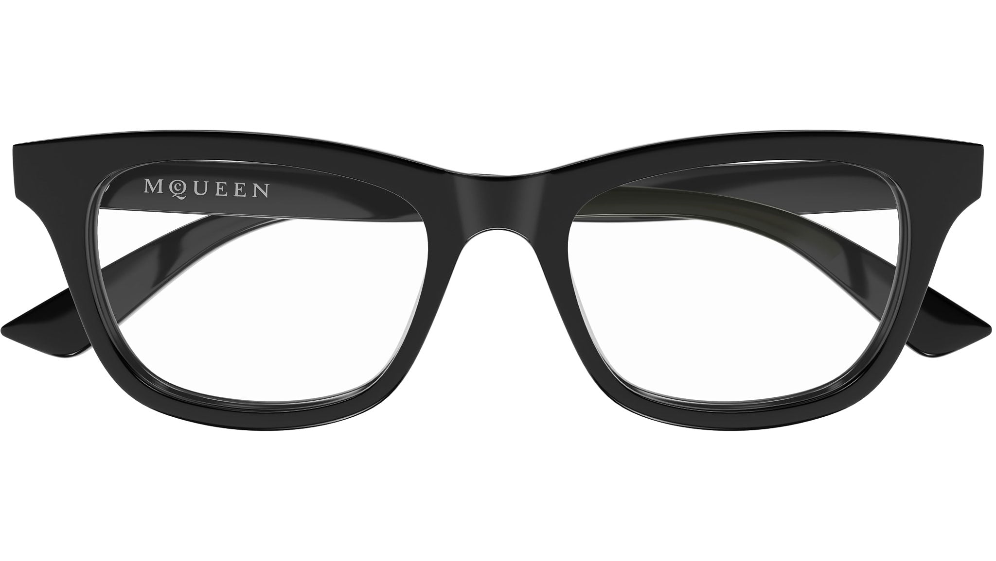 Occhiali da vista ALEXANDER MCQUEEN AM0515O Shiny solid anthracite