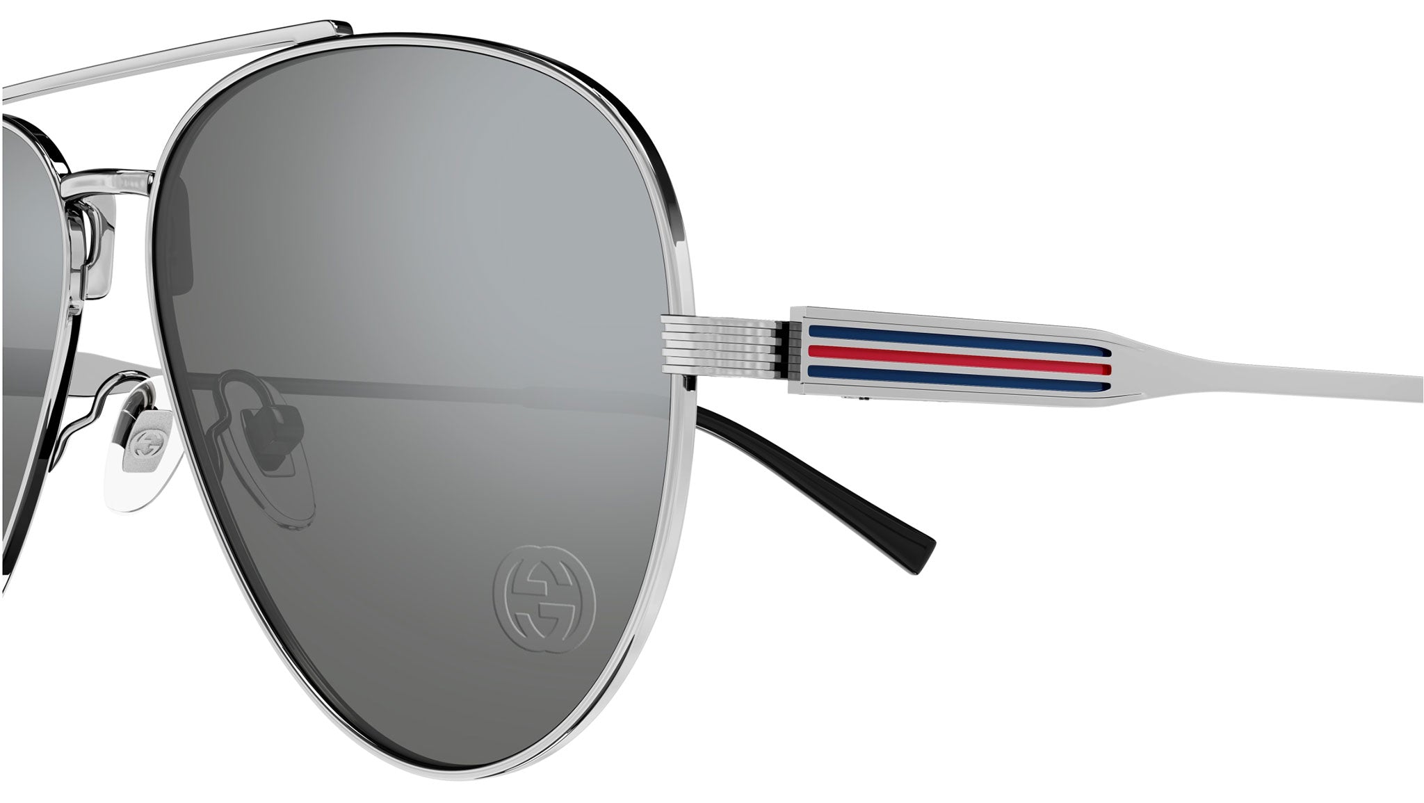 Occhiali da sole GUCCI GG1874S Shiny light ruthenium