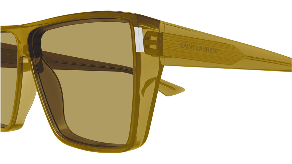 Occhiali da sole SAINT LAURENT SL756 Shiny transparent ocra