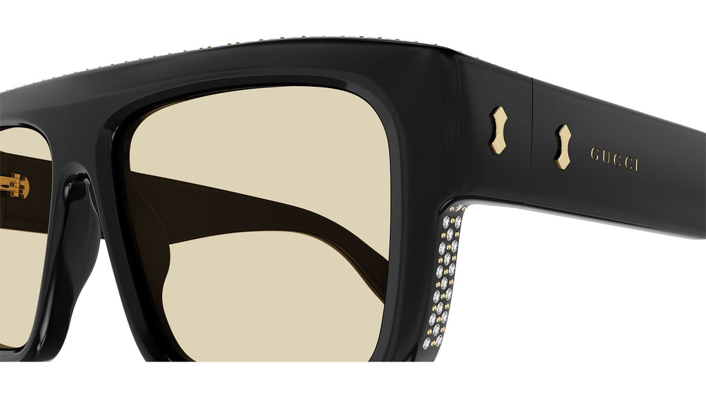 Occhiali da sole GUCCI GG1461S Shiny black with strass