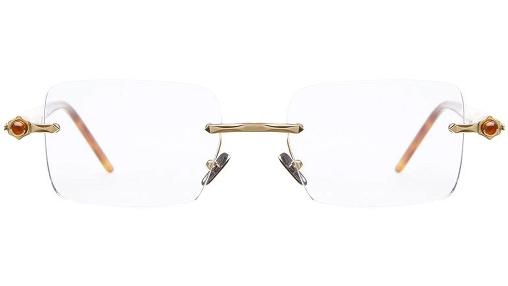 Occhiali da vista KUBORAUM P56 Gold tortoise and cream
