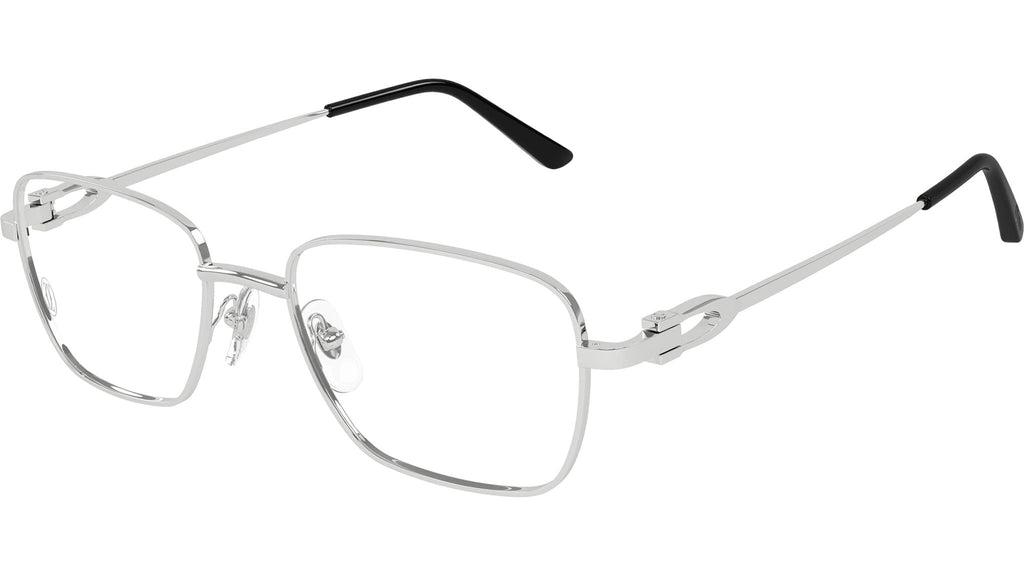 Occhiali da vista CARTIER CT0519O Smooth platinum finish