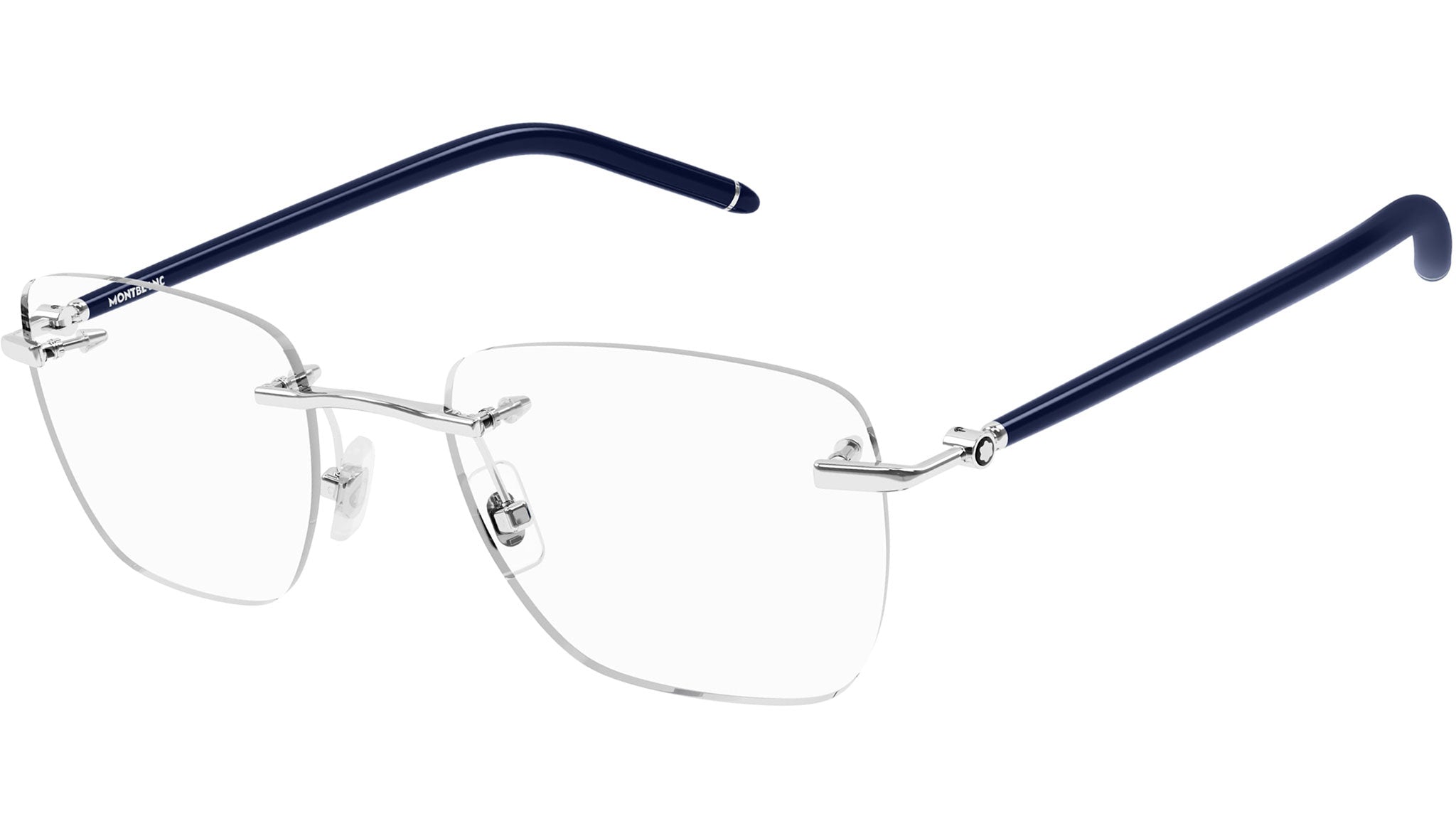 Occhiali da vista MONTBLANC MB0274O Shiny silver
