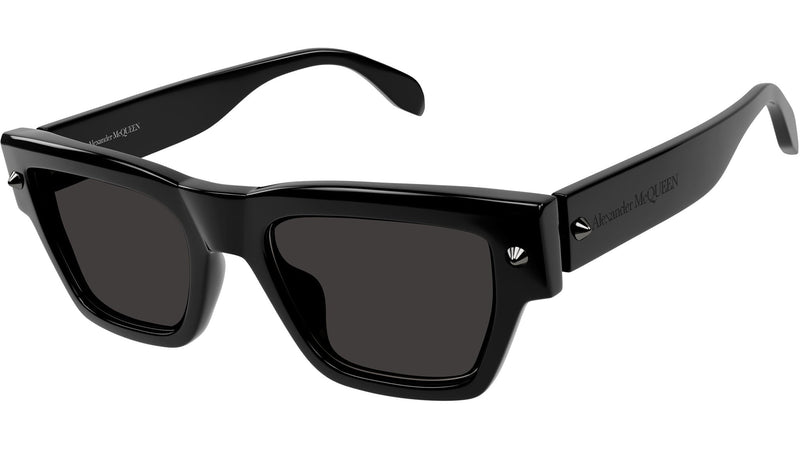 Occhiali da sole ALEXANDER MCQUEEN AM0409S Shiny solid black