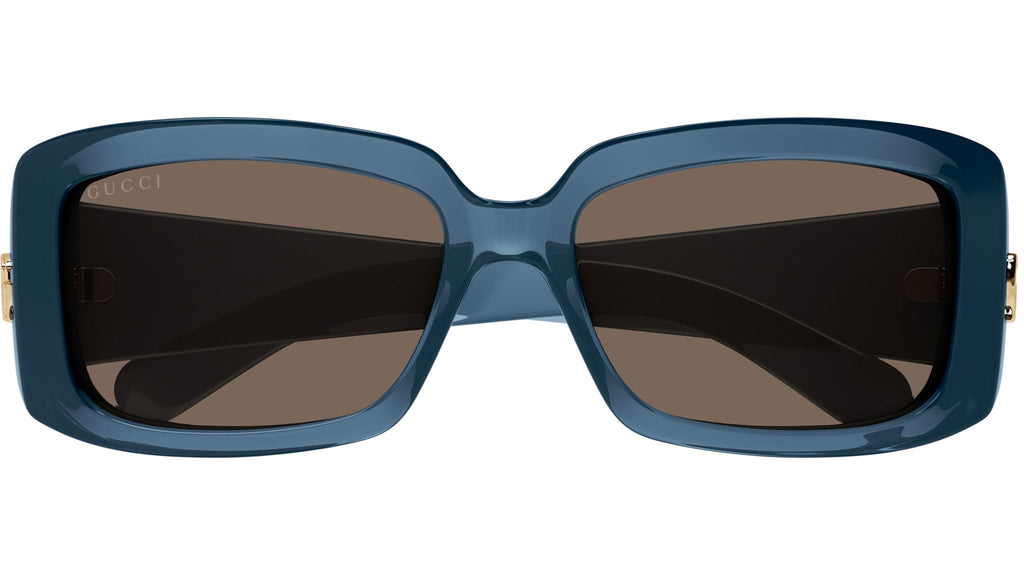 Occhiali da sole GUCCI GG1403S Shiny transparent petrol blue