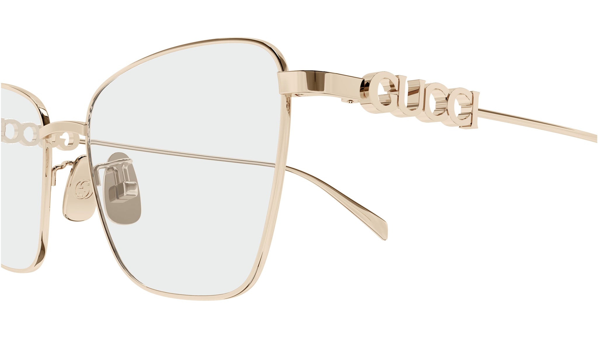 Occhiali da vista GUCCI GG1807O Shiny rose gold