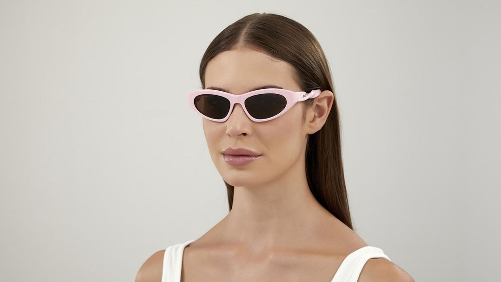 Occhiali da sole BALENCIAGA BB0207S Shiny solid pink