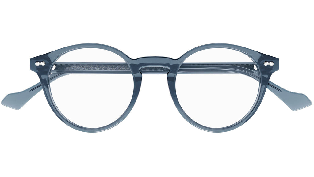 Occhiali da vista GUCCI GG0738O Shiny transparent dusty blue