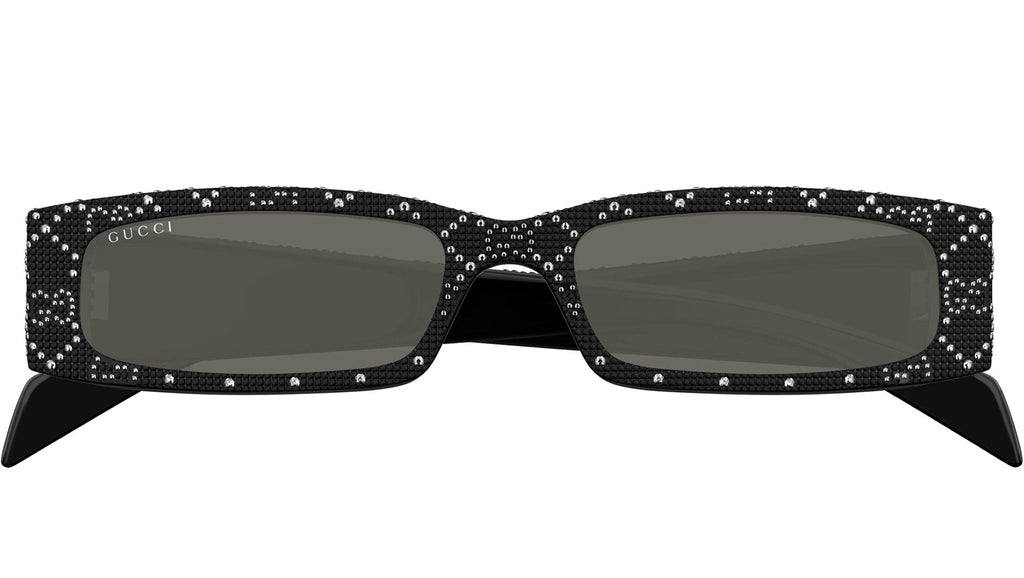 Occhiali da sole GUCCI GG1780S Shiny black with jet hematitestrass all over and shiny black color