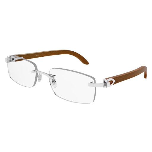 Occhiali da vista CARTIER CT0052O ARGENTO3