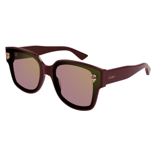 Occhiali da sole CARTIER CT0357S BURGUNDY