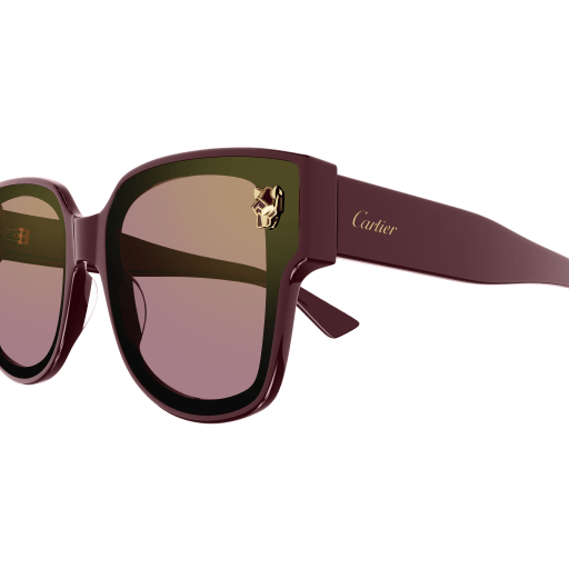 Occhiali da sole CARTIER CT0357S BURGUNDY