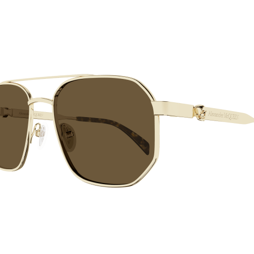 Occhiali da sole ALEXANDER MCQUEEN AM0458S ORO