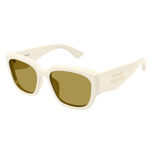 Occhiali da sole ALEXANDER MCQUEEN AM0468S AVORIO