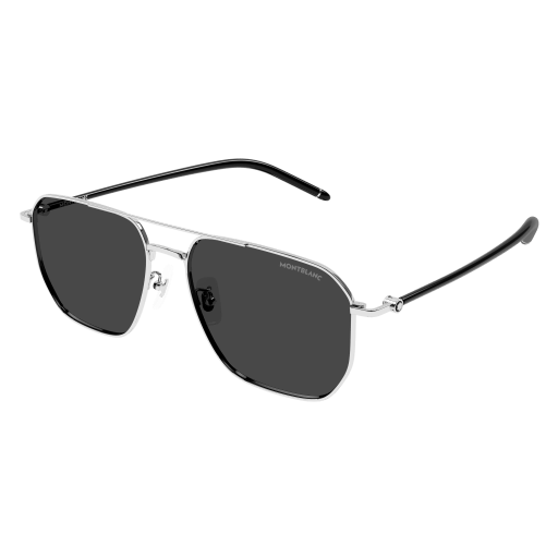 Occhiali da sole MONTBLANC MB0367SA ARGENTO
