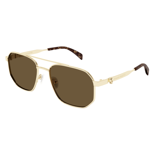 Occhiali da sole ALEXANDER MCQUEEN AM0458S ORO