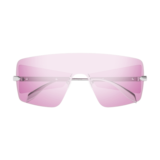 Occhiali da sole ALEXANDER MCQUEEN AM0460S ARGENTO2