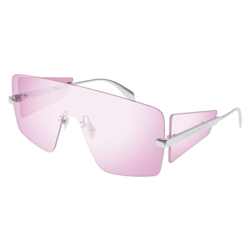 Occhiali da sole ALEXANDER MCQUEEN AM0460S ARGENTO2