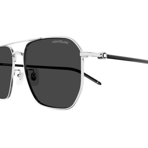 Occhiali da sole MONTBLANC MB0367SA ARGENTO