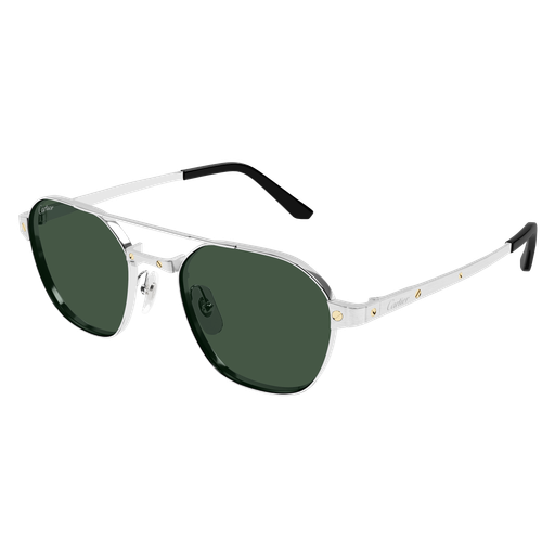 Occhiali da sole CARTIER CT0571S ARGENTO2