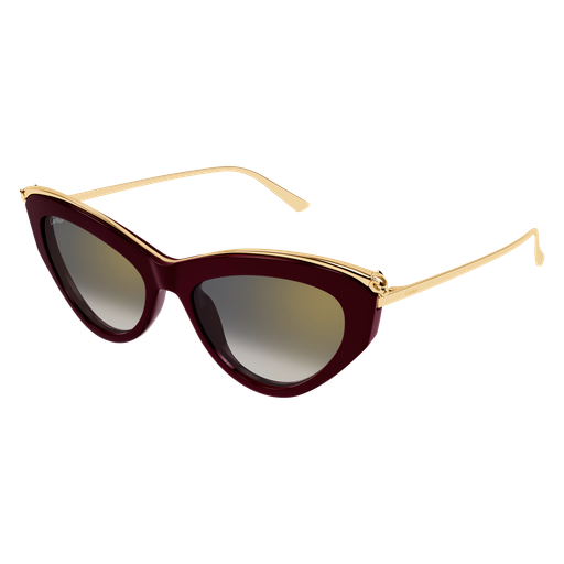 Occhiali da sole CARTIER CT0596S BURGUBDY