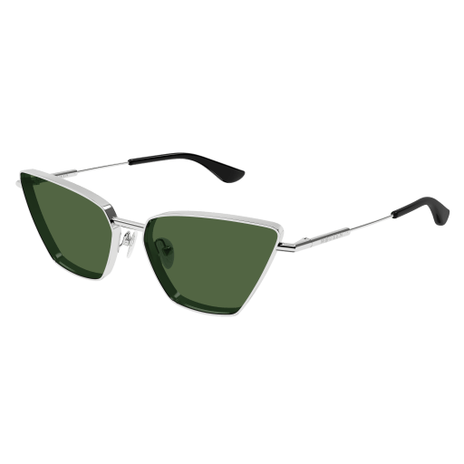 Occhiali da sole ALEXANDER MCQUEEN AM0501S ARGENTO2