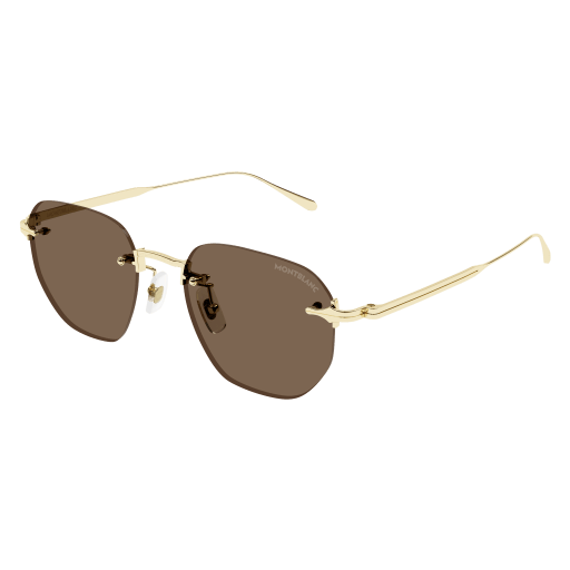 Occhiali da sole MONTBLANC MB0405S ORO 2