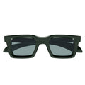 Alexander McQueen Occhiali da Sole AM0506S 004 Verde/Verde Uomo