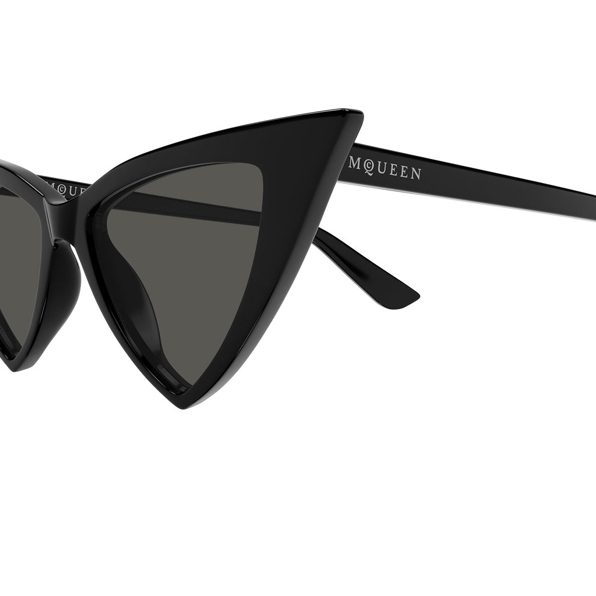 Alexander McQueen Occhiali da Sole AM0518S 002 Nero/Grigio Donna