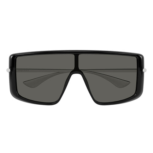 Alexander McQueen Occhiali da Sole AM0524S 001 Argento Nero/Grigio Unisex