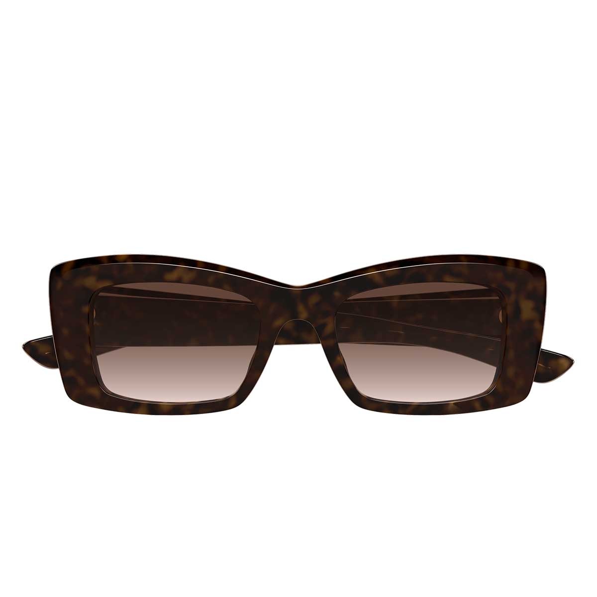Alexander McQueen Occhiali da Sole AM0526S 002 Marrone/Marrone Donna