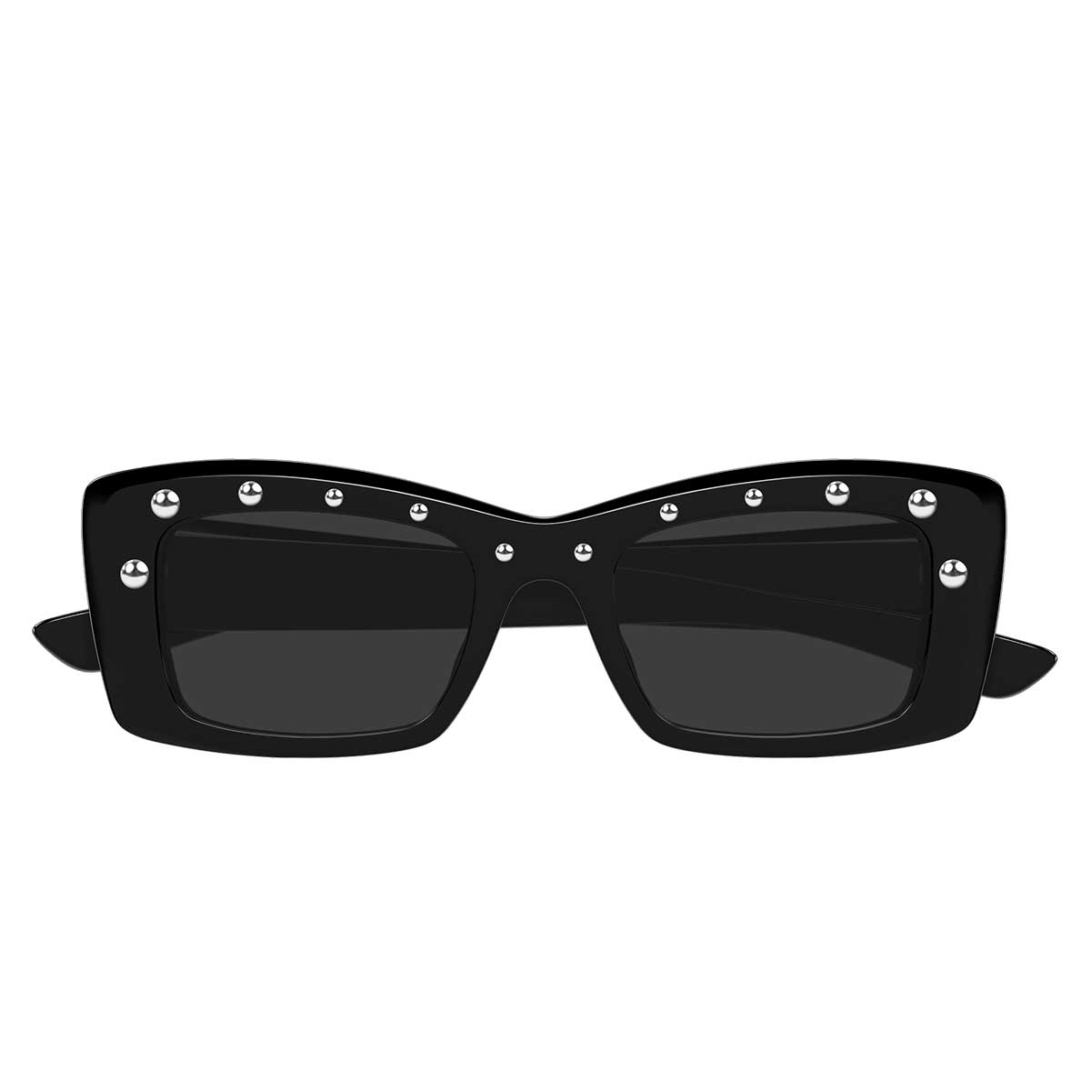 Alexander McQueen Occhiali da Sole AM0526S 005 Nero/Grigio Donna
