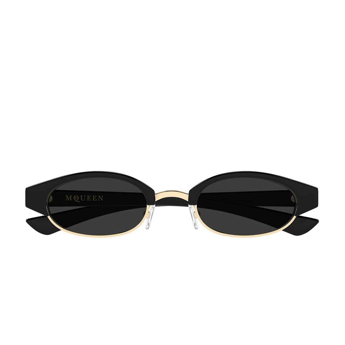 Alexander McQueen Occhiali da Sole AM0534S 001 Nero/Grigio Unisex