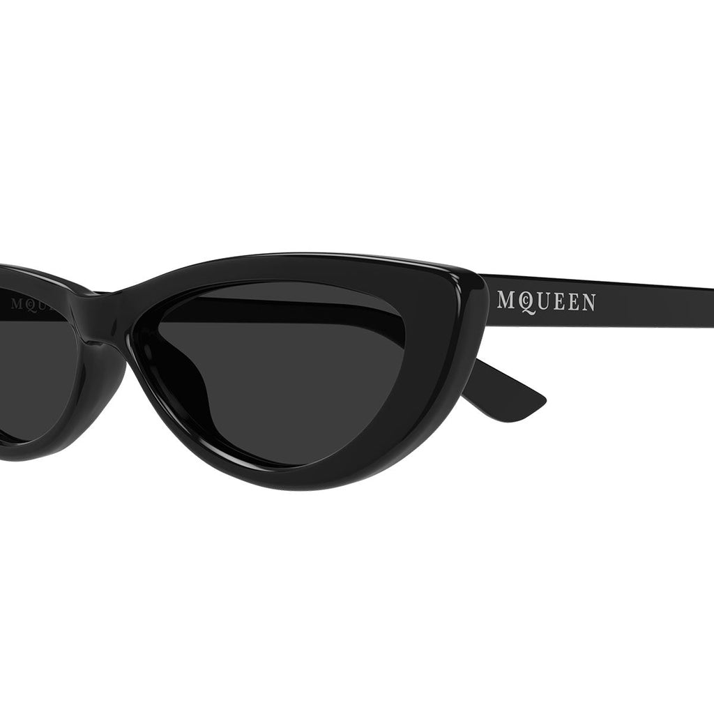 Alexander McQueen Occhiali da Sole AM0535S 001 Nero/Grigio Donna