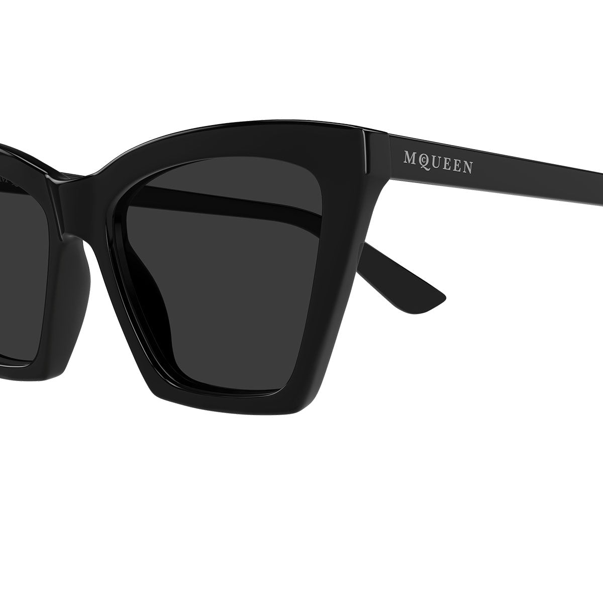 Alexander McQueen Occhiali da Sole AM0536S 001 Nero/Grigio Donna
