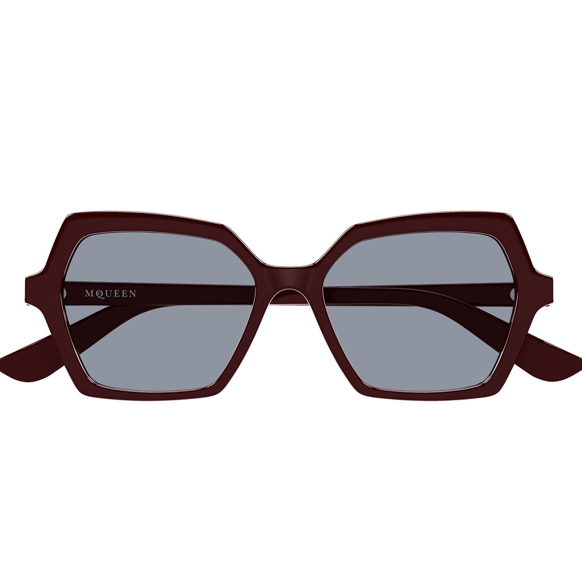 Alexander McQueen Occhiali da Sole AM0537S 004 Rosso/Azzurro Donna