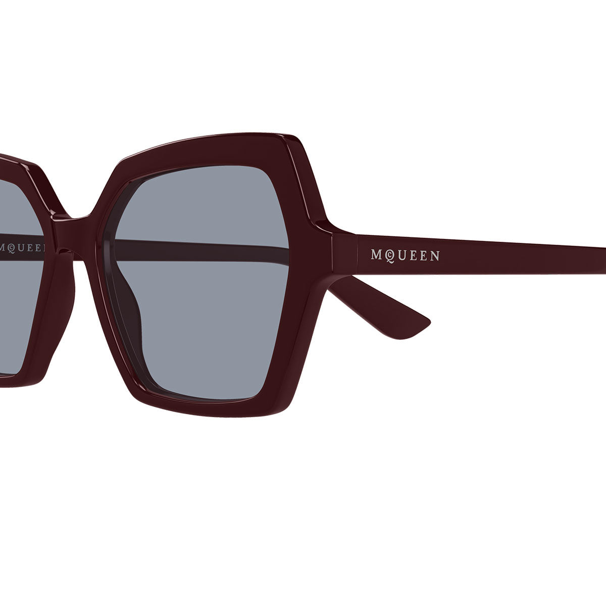 Alexander McQueen Occhiali da Sole AM0537S 004 Rosso/Azzurro Donna