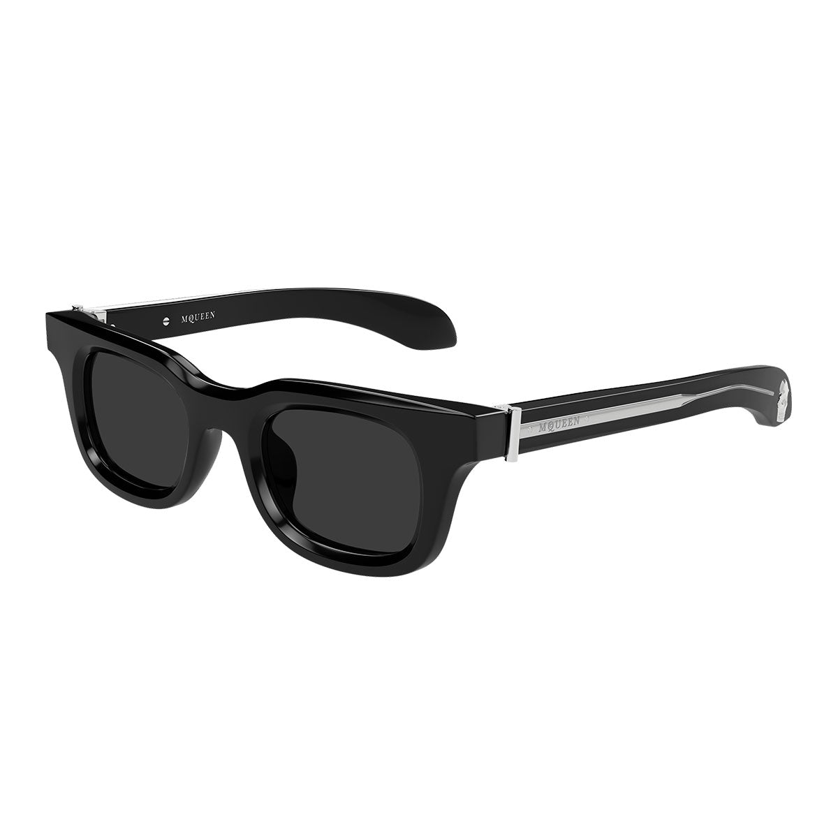 Alexander McQueen Occhiali da Sole AM0547S 001 Nero/Grigio Uomo
